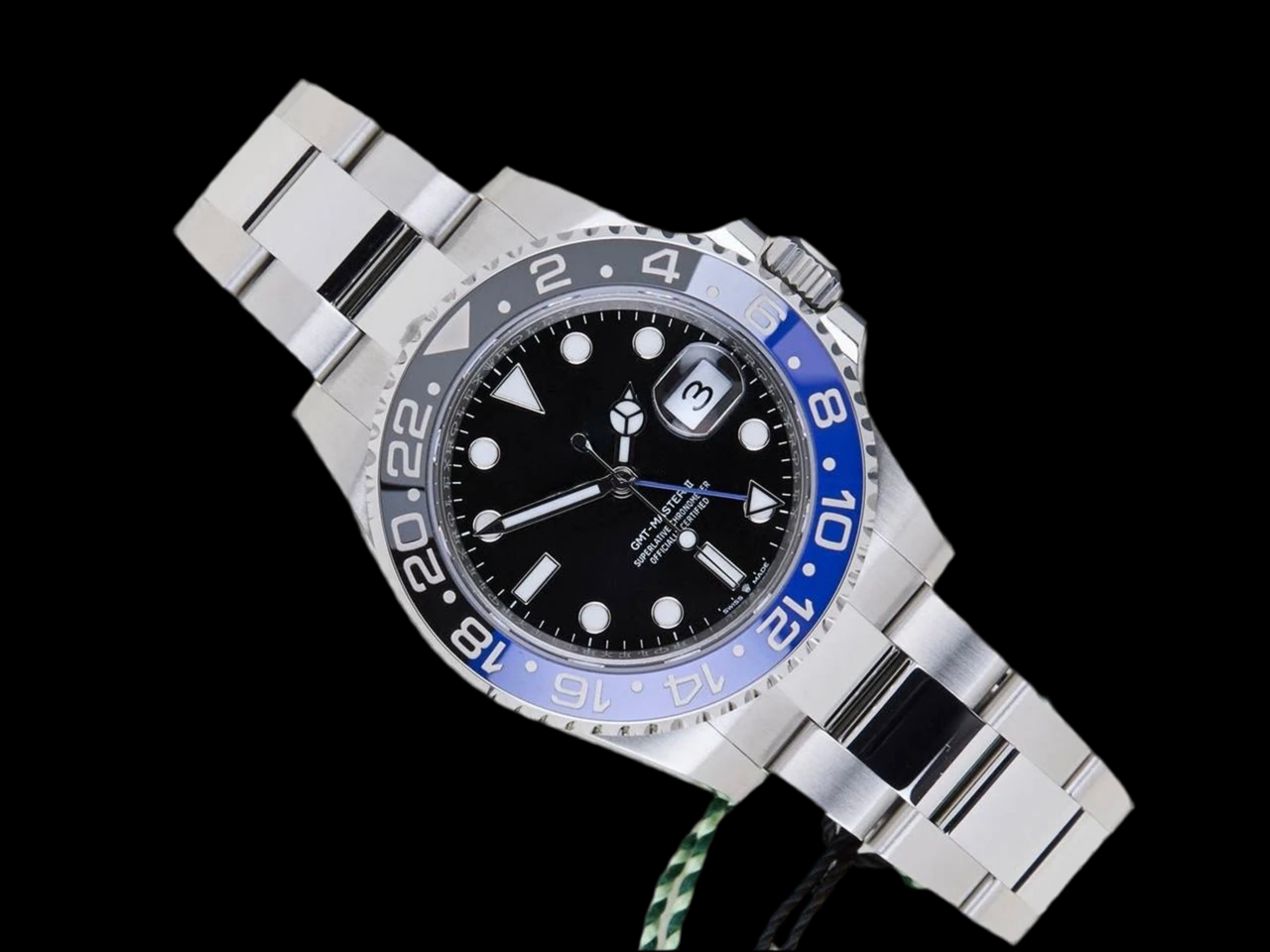 LUCENT Greenwich-Pro II 40mm Silver "Batman"