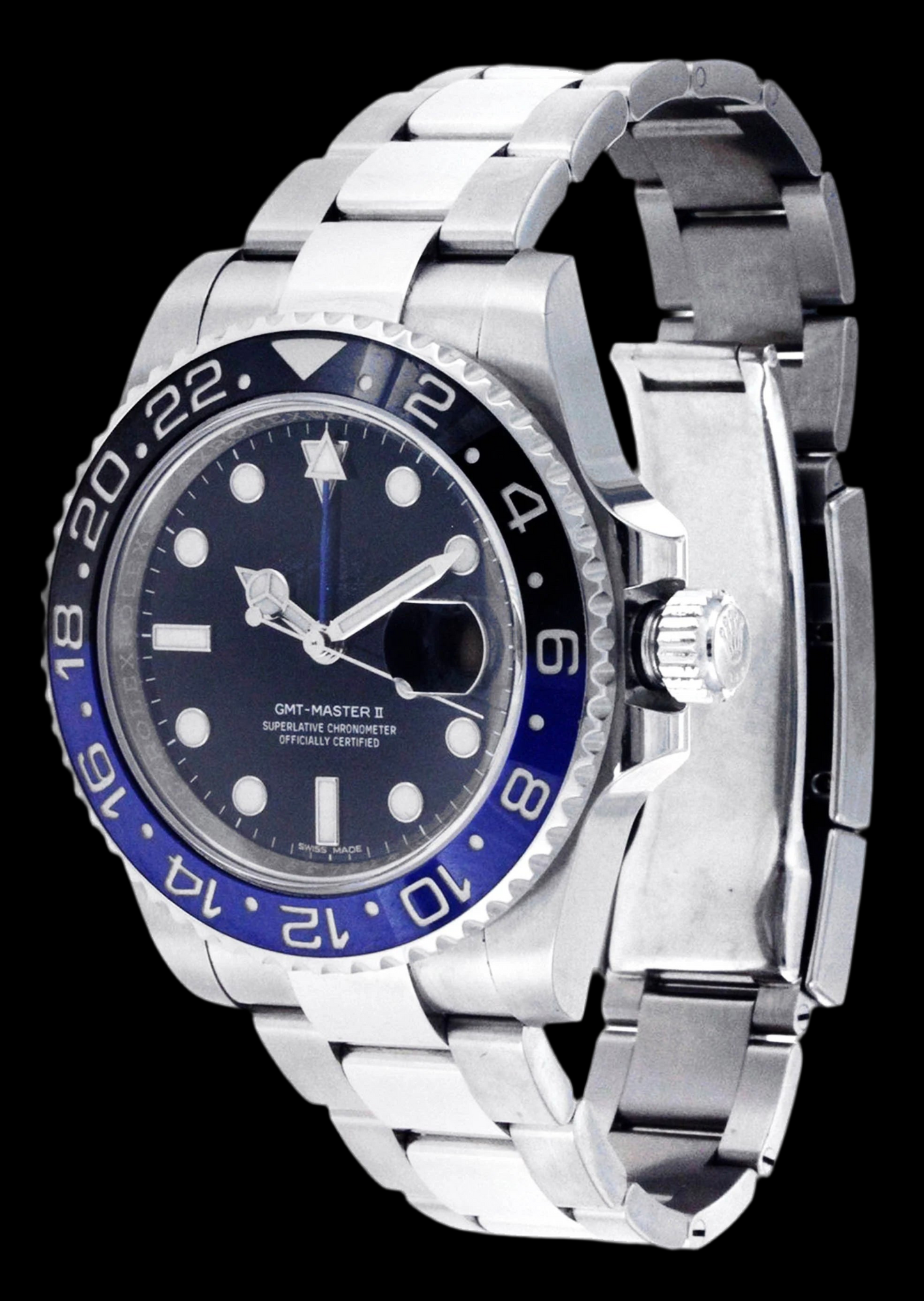 LUCENT Greenwich-Pro II 40mm Silver "Batman"