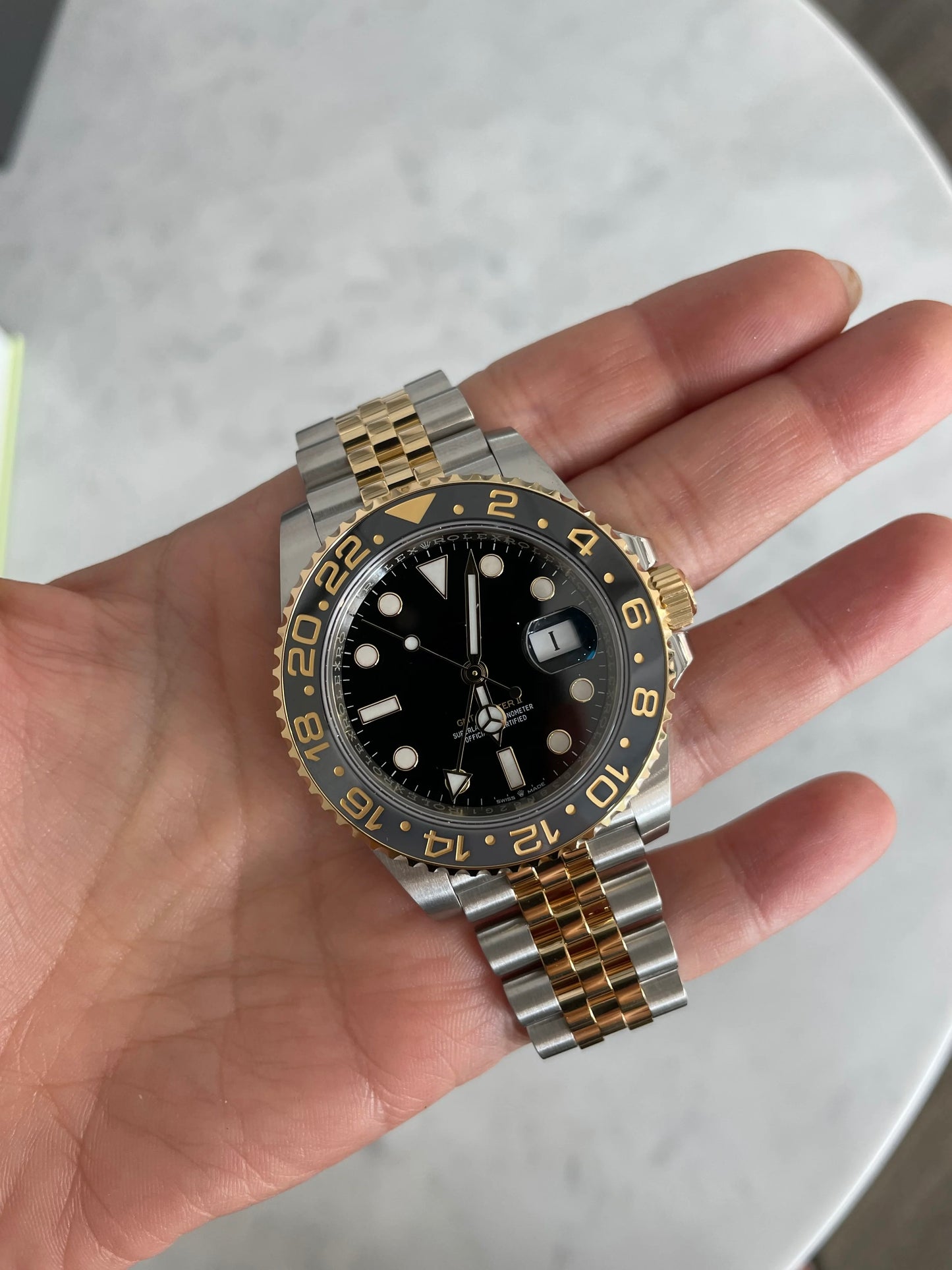 LUCENT Greenwich-Pro II 40mm 2-Tone Steel and Yellow Gold
