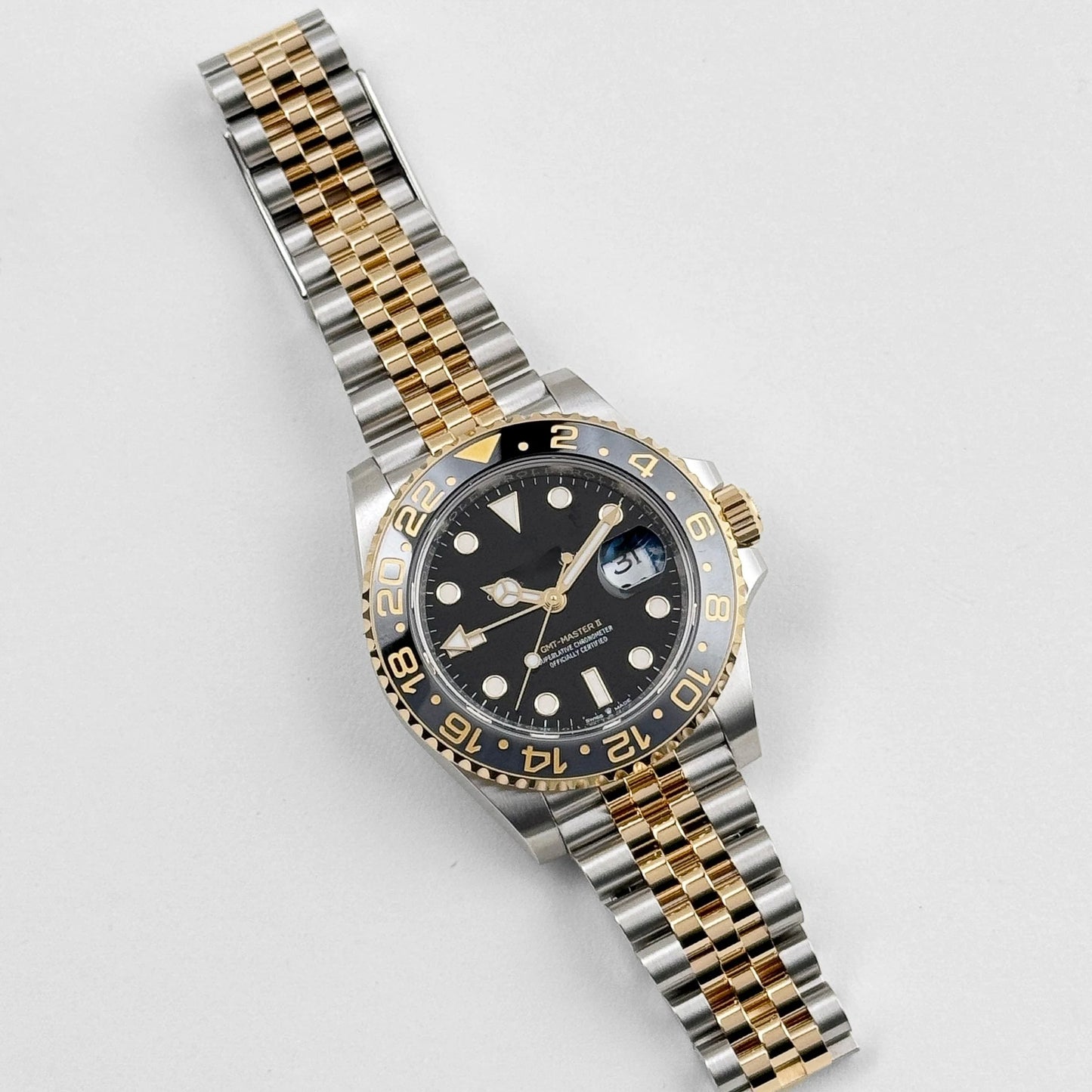 LUCENT Greenwich-Pro II 40mm 2-Tone Steel and Yellow Gold